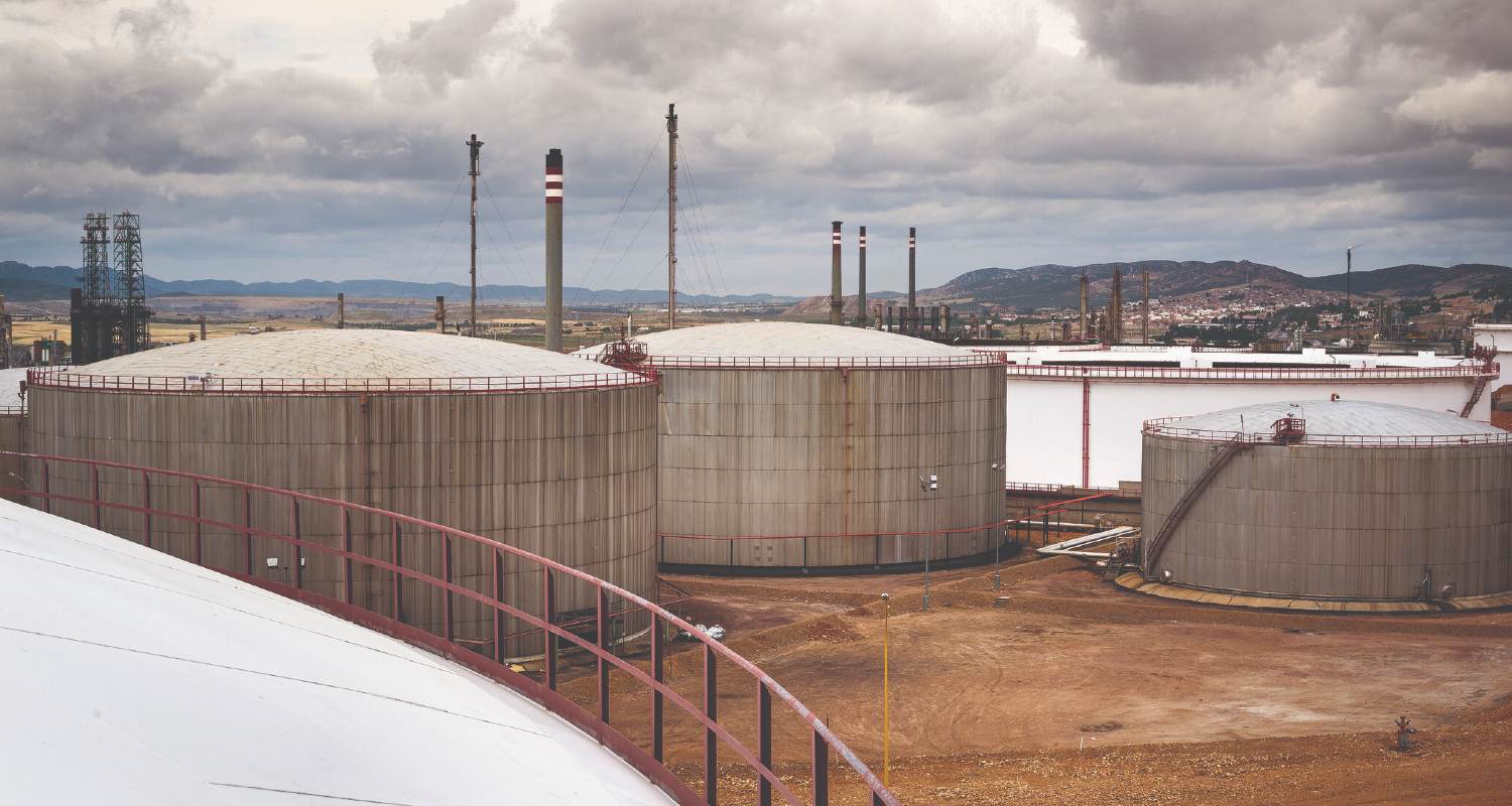 Vista instalaciones de la refinería